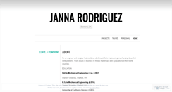 Desktop Screenshot of jannarodriguez.com