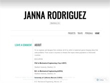 Tablet Screenshot of jannarodriguez.com